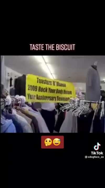 Taste the biscuit