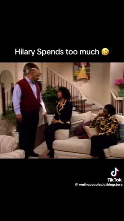 Hilary keeps spending way too much 🤣