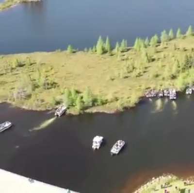 Pushing an Island Back to its Place