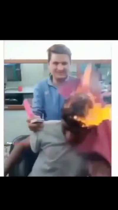 Flaming cut