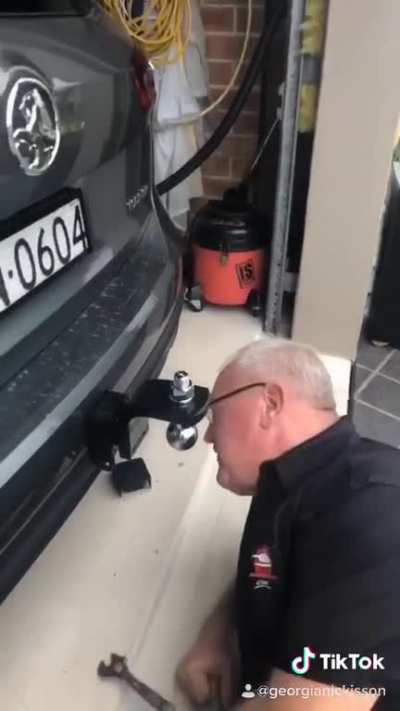 No one tells him it&rsquo;s upside down