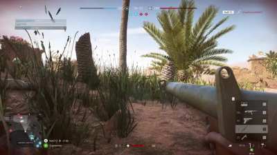 Managed to get two kills in a row with the Bazooka&lsquo;s backblast.