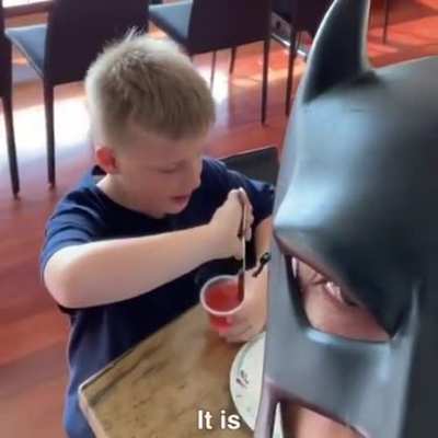 Eating jello with a knife