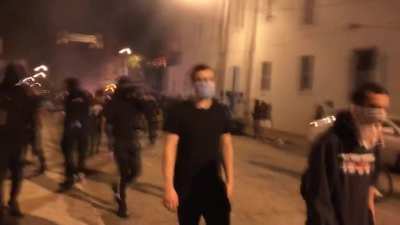 Cops Moving Back in to take Adams & Broad Location - 1:35
