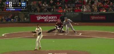 [Highlight] Tommy La Stella and Brandon Crawford flip a sexy double play to get out of the 4th