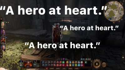 I have never called myself "hero"