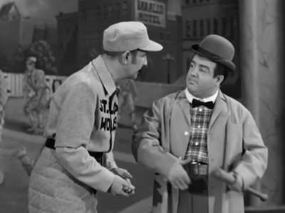 Abbott &amp;amp; Costello's most famous rendition of their "Who's on First?" comedy routine. Filmed in 1945 (for "The Naughty Nineties") and later selected for use and preservation by the Baseball Hall of Fame in Cooperstown, NY.