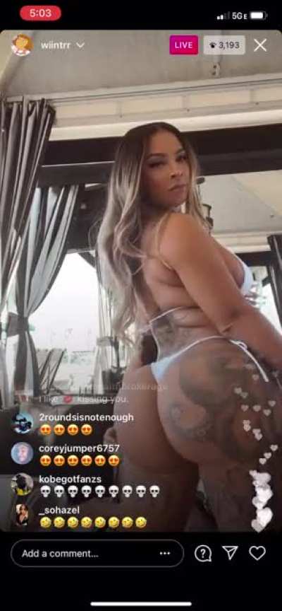 IG live twerk part 4
