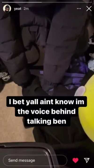Yeat wasn&rsquo;t bullshittin when he said all the features are just him. Man&rsquo;s got a flawl&euml;ss Talking Ben impression 🐶☎️