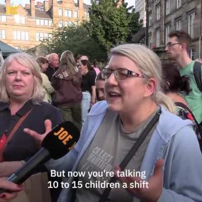 Dinner lady says she spends &ldquo;as much time taking food away from children&rdquo; as she does serving it as some schoolchildren do not have the funds for the school lunches