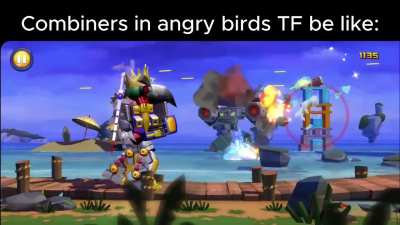 when you play as combiner in this game,the words "bullshit" and "agony" mean the same thing to you