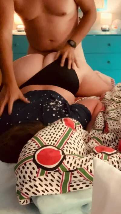 You can use the panties as a handle 😉