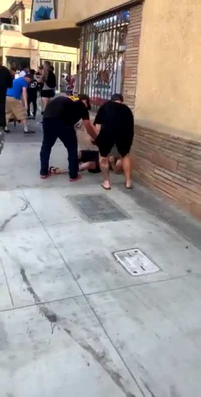 He called them the N word and that's when he knew he fucked up!