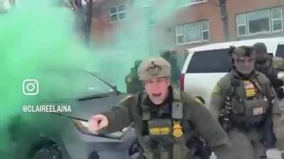 Ice deploying incredibly toxic hexachloroethane gas. This is madness.This cannot stand.