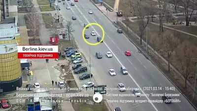 Police vs Delivery Scooter. Due to the lack of beginning I am not sure what&rsquo;s going on
