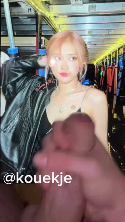 Ros&eacute; (blackpink) cum tribute ( full video and all my other tribute are on the telegram on my profile )