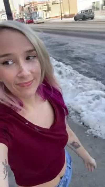 My first CumWalk&hellip; I was so nervous