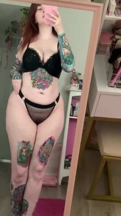 I got called thunder thighs growing up, but now I love them