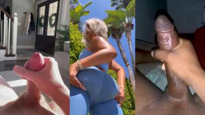 Meg Thee Stallion twerks for two cocks