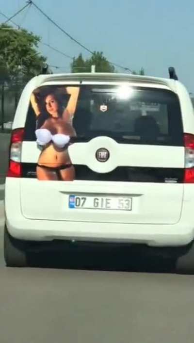 Boobs on a wiper