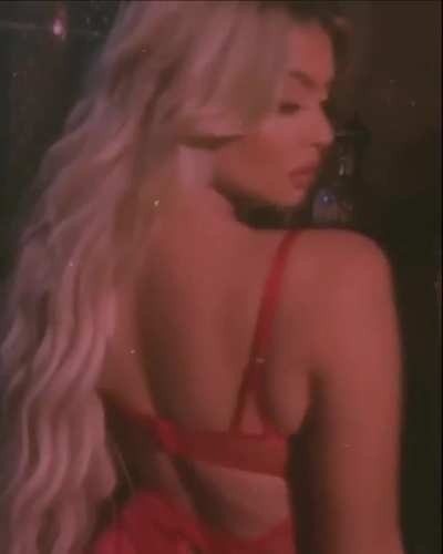 Red lingerie