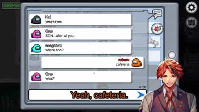 "cafeteria in my soul" - Extended translated clip of Roberu's Among Us solo stream with viewers.