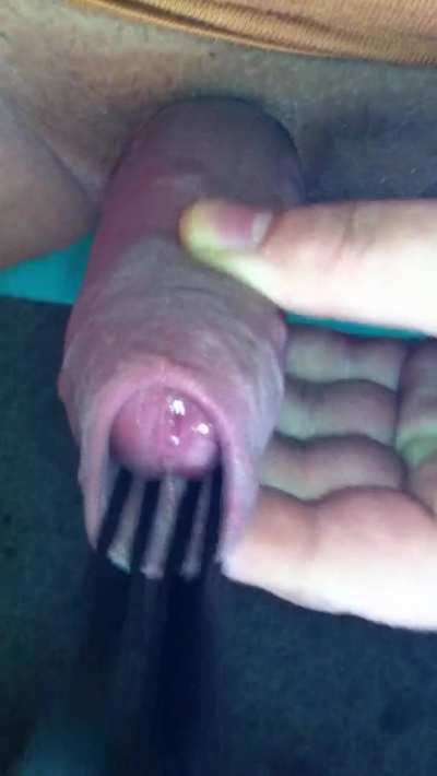 Jerking a little kinky