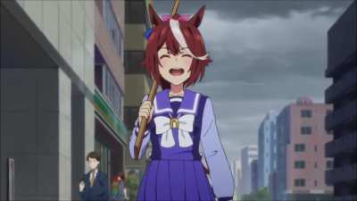 Blursed_Anime girl singing 