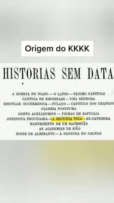 Origem do kkkk
