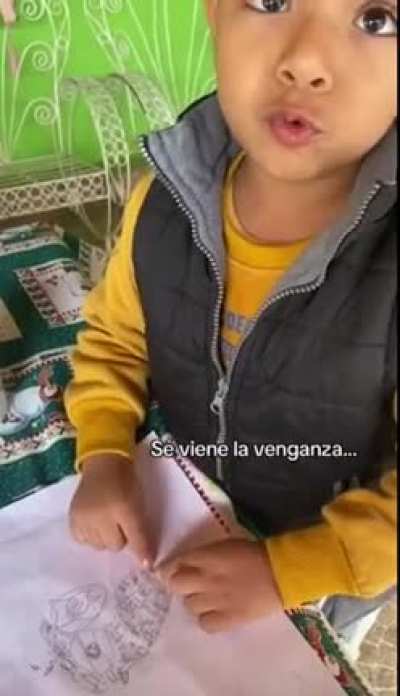 Young Paraguayan plans his revenge for the Triple Aliance War (Solano L&oacute;pez reincarnated?)