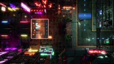 Cyberpunk Walking Street Animated Map