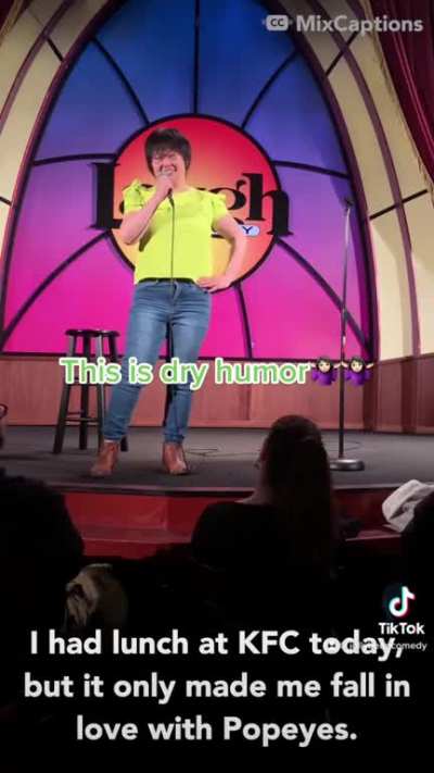 This is dry humor