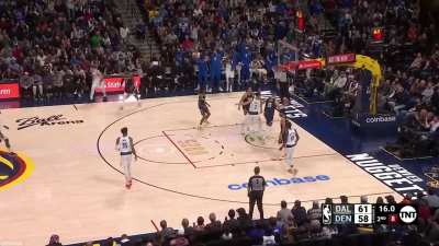 [Highlight] Luka Doncic does a spin move at the three-point line and makes the shot