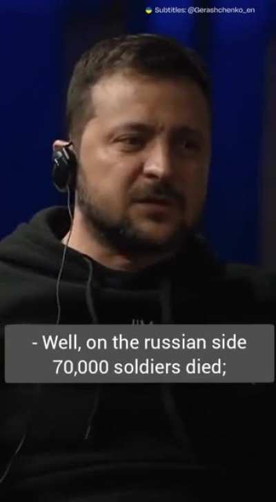 Zelenskyy tells David Letterman a joke about Russian claims they're at war with NATO, not just Ukraine - funny &amp;amp; so true!
