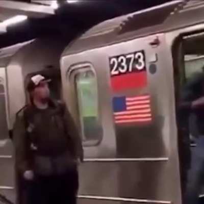 Man spits on dudes face