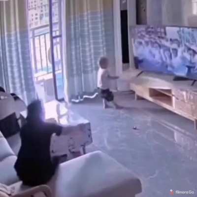 Try not putting a mat under the next TV