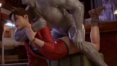 Claire Redfield vs. Mr.X (Count, Audiodude) [Resident Evil]