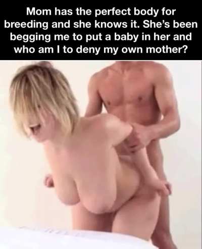 Good boys do what mommy wants.