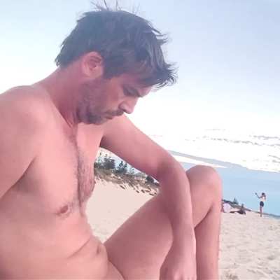 Me only one naked&hellip;woman sitting next to me took a sneaky video of my naked self