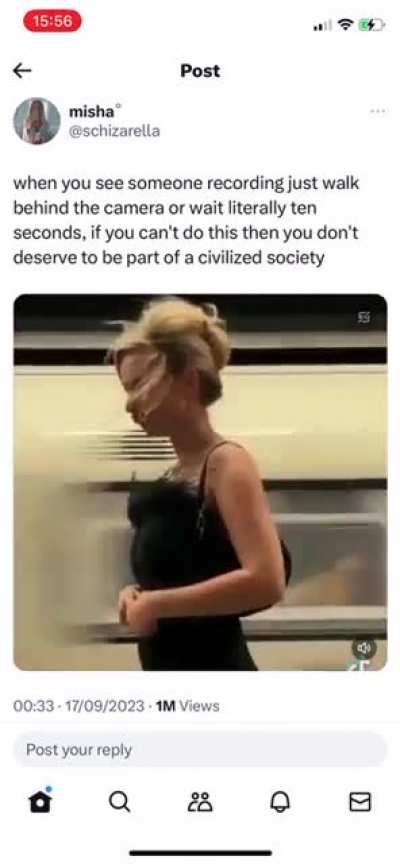 Influencer annoyed by people having the nerve to be in &lsquo;her&rsquo; train station.