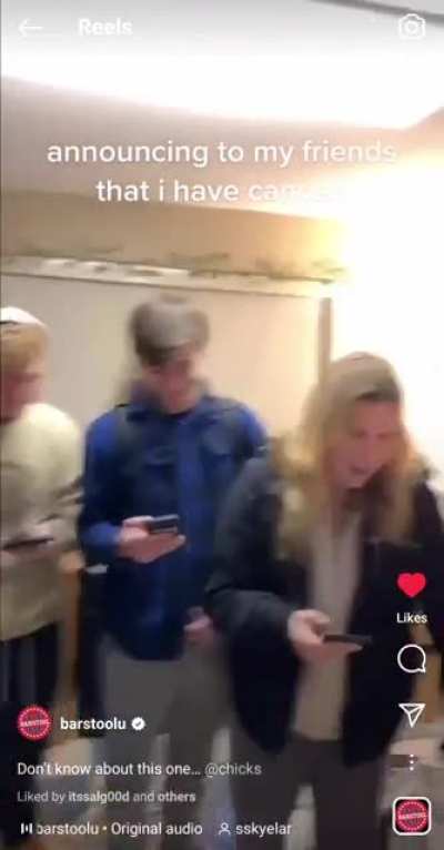 "I have cancer"