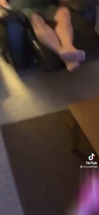 Mans just wanted to take a nap