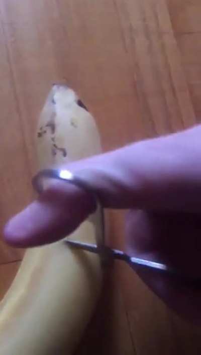 Poor Banana Didn&rsquo;t Even Have Anesthetic.
