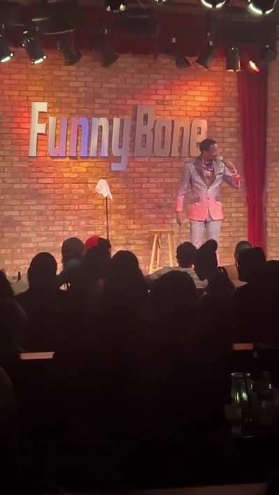 Michael Blackson goes in on Katt Williams during stand-up comedy show: "Fuck Katt Williams"