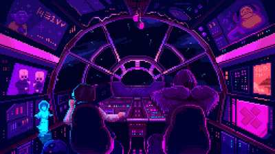 Galaxy Far Far Away by Pixel Jeff