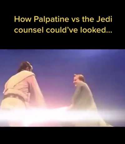 Just a reminder that George cut this scene out, just because he wanted closeups on the actors&hellip;