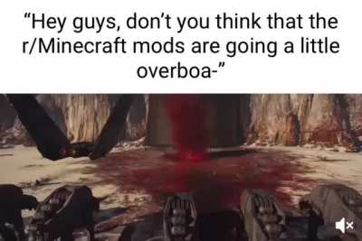 You have been permanently banned from r/minecraft