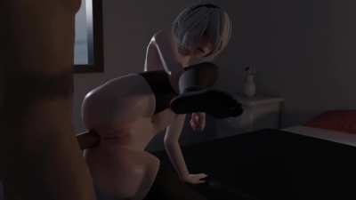 Yorha 2B Anal (Sound Update) (Darkholestuff) [Nier Automata]