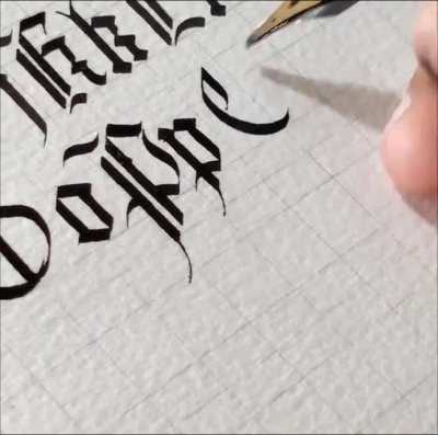 Textualis Quadrata Alphabets