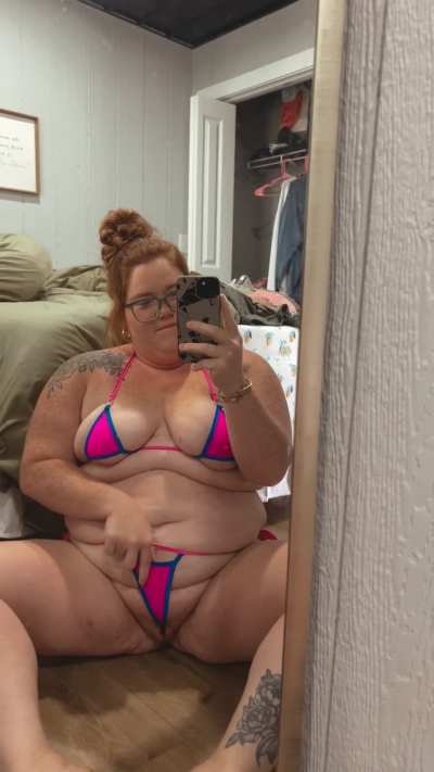 Chubby bod and bikini vibe